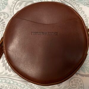 Portland Leather Goods small circle purse, Whiskey